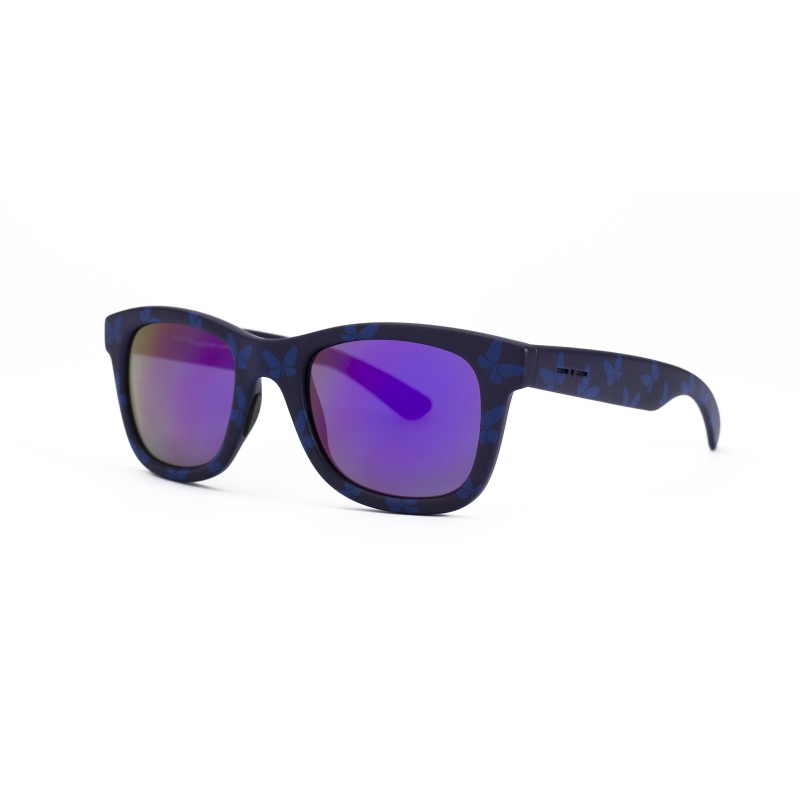 Italia Independent Sunglasses I-PLASTIK - 0090T.FLW.017 Viola Multicolore