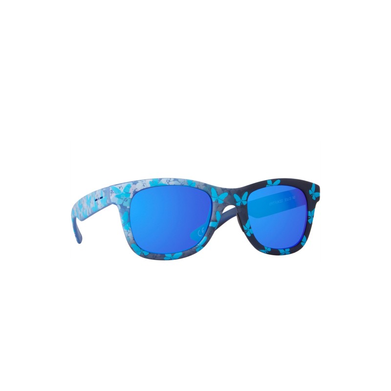 Italia Independent Sunglasses I-PLASTIK - 0090T.FLW.022 Blu Multicolore