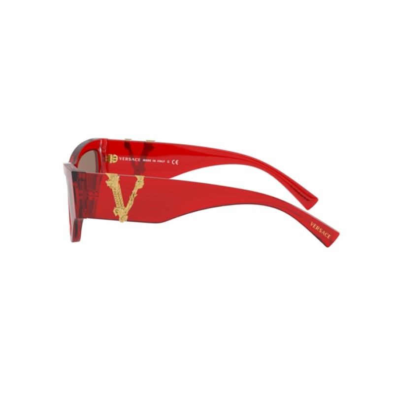 Versace VE 4383 - 528073 Rosso Trasparente