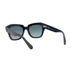 Ray-Ban RB 2186 State Street 12983M Grey On Trasparent Blue