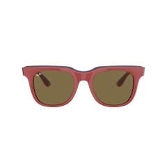 Ray-Ban RB 4368 - 652273 Rosso Rosso Azzurro