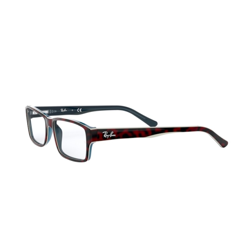 Ray-Ban RX 5169 - 5973 Top Red Havana On Opal Blue