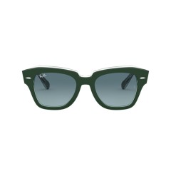Ray-Ban RB 2186 State Street 12953M Green On Trasparent