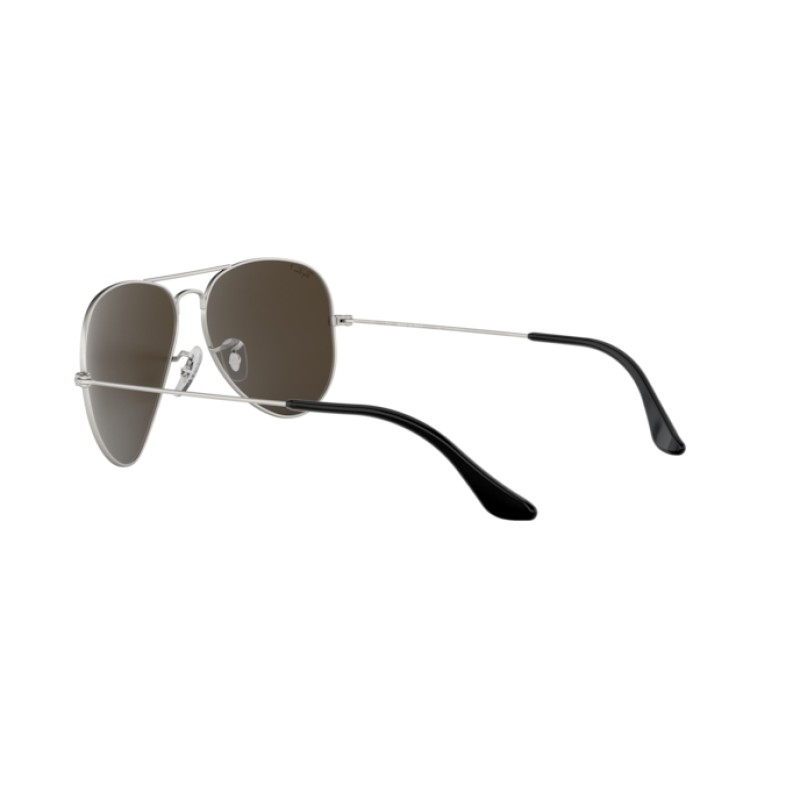Ray-Ban RB 3025 Aviator Large Metal 019/W3 Argento Opaco