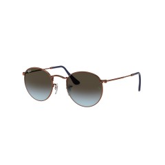Ray-Ban RB 3447 Round Metal 900396 Bronzo Scuro Lucido