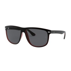 Ray-Ban RB 4147 Rb4147 617187 Top Mat Nero Su Trasp Rosso