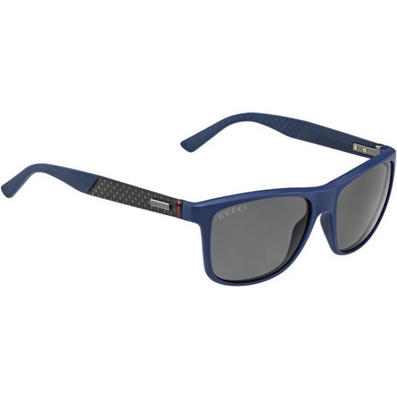Gucci 1047-N-S Axw Ra Polarizzato Blu