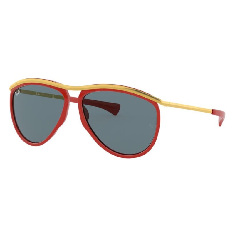 Ray-Ban RB 2219 Olympian Aviator 1243R5 Rosso / Oro