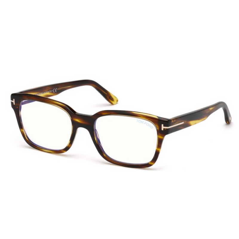 Tom Ford FT 5535-B - 048 Lucido Marrone Scuro