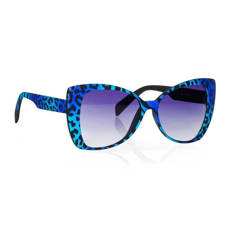 Italia Independent Sunglasses I-PLASTIK - 0904.ZEB.022 Blu Multicolore