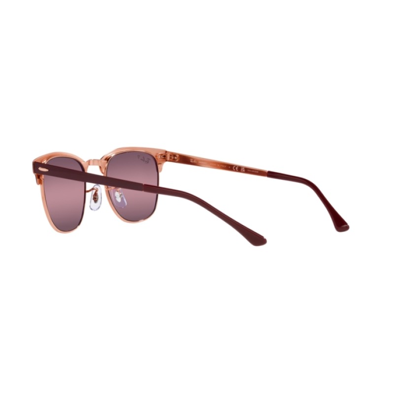 Ray-Ban RB 3716 Clubmaster Metal 9253G9 Bordeaux Su Oro Rosa