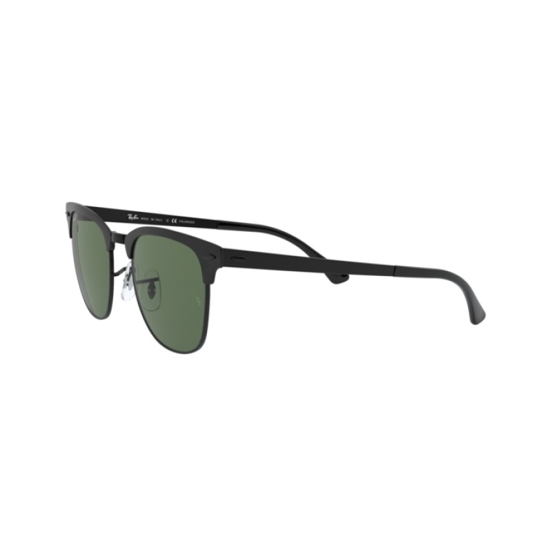 Ray-Ban RB 3716 Clubmaster Metal 186/58 Top Nero Opaco