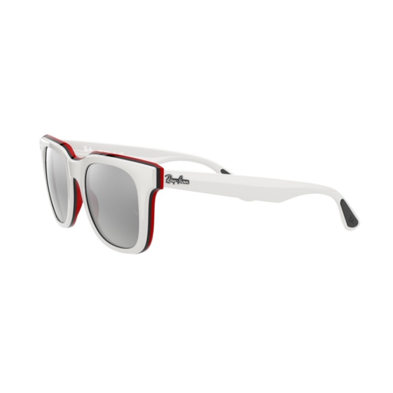 Ray-Ban RB 4368 - 65196G Bianco Nero Rosso
