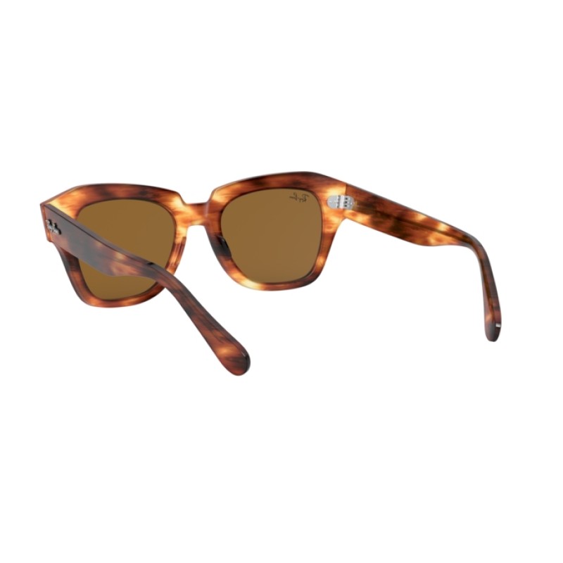 Ray-Ban RB 2186 State Street 954/33 Havana A Strisce