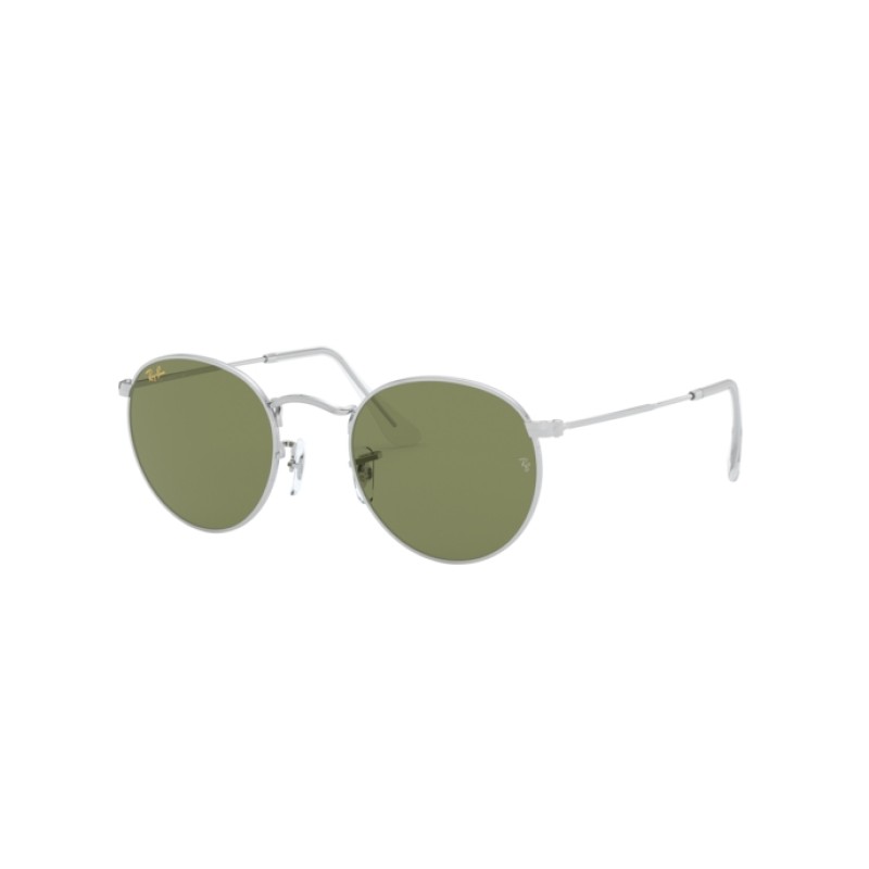 Ray-Ban RB 3447 Round Metal 91984E D'argento