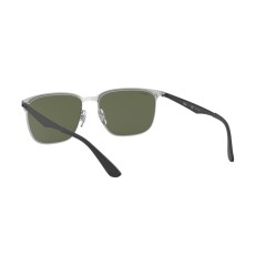 Ray-Ban RB 3569 - 90049A Top Argento Lucido Nero
