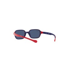 Ray-Ban Junior RJ 9074S - 709380 Red On Rubber Blue