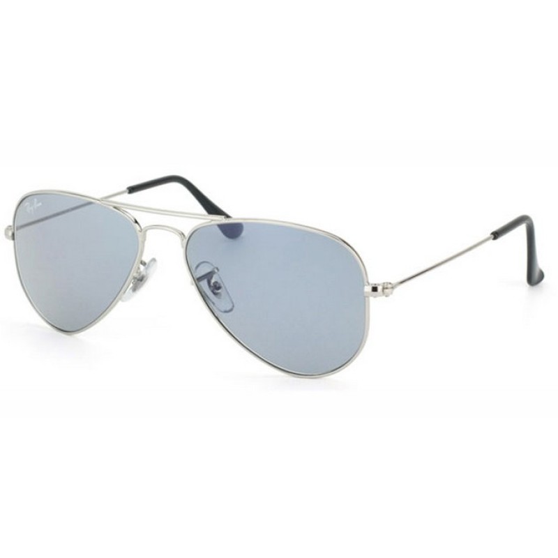 Ray-Ban RB 3044 W3177 Aviator Small Metal Argento