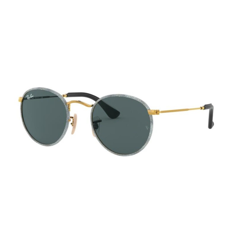 Ray-Ban RB 3475Q Round Craft 9193R5 Oro / Blue Jeans