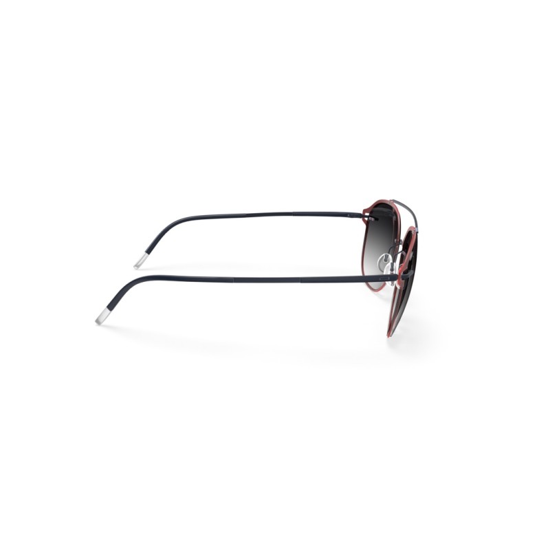 Silhouette 8730 Accent Shades Cobenzl 3040 Rosso Scuro - Blu Navy