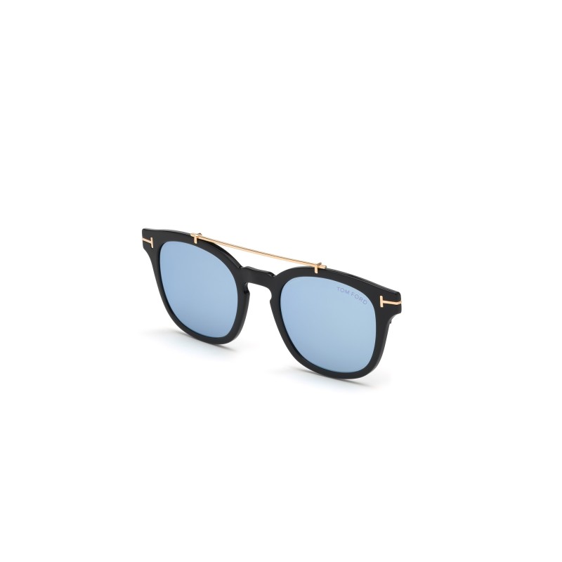 Tom Ford FT 5532-B-CL Clip-on 01X Nero Lucido