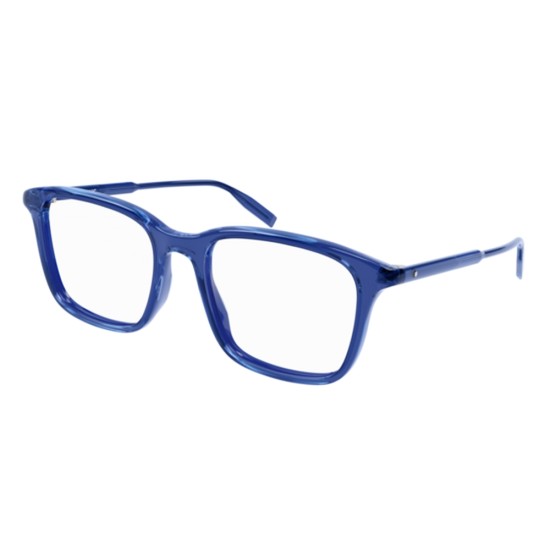 Montblanc MB0011O - 019 Blu | Occhiale Da Vista Uomo
