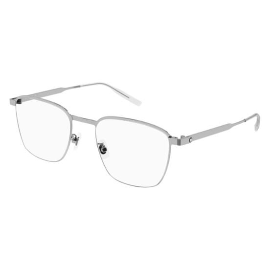 Montblanc MB0181O - 002 D'argento | Occhiale Da Vista Uomo