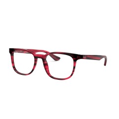 Ray-Ban RX 5369 - 8054 Rosso A Strisce