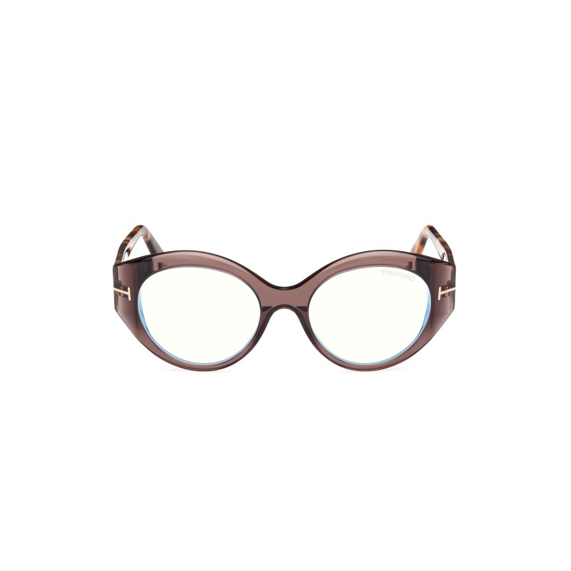 Tom Ford FT 5950-B Blue Block 048  Marrone Scuro Lucido